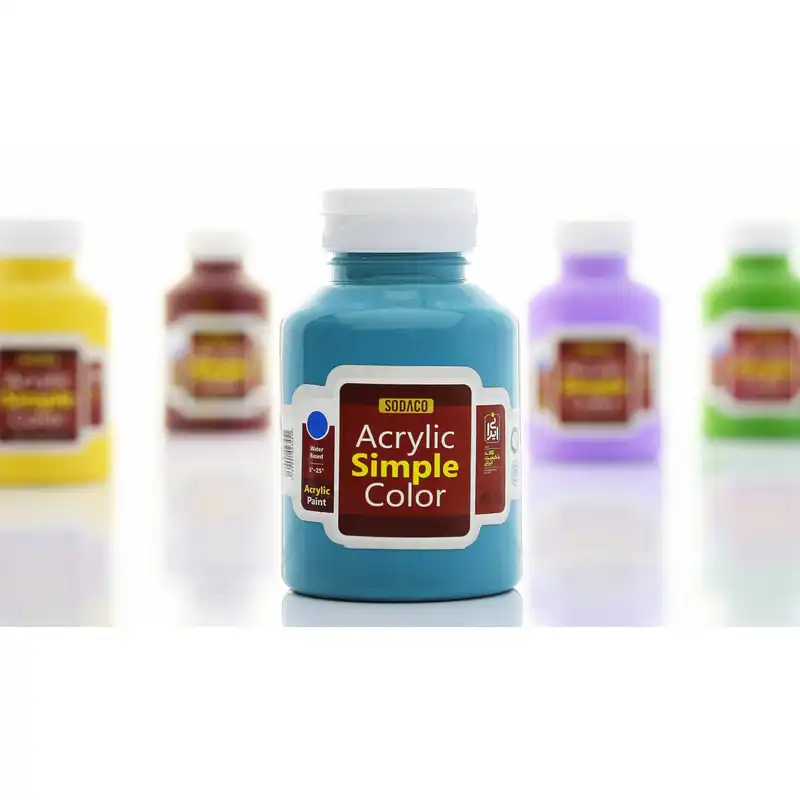 رنگ اکریلیک سوداکو مدل Simple حجم 125 میلی لیتر