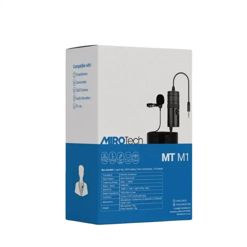 میکروفن یقه ای میروتک مدل MT-M1