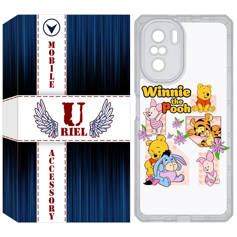 کاور یوریل مدل Clear کد 56 طرح کارتونی مناسب برای گوشی موبایل شیائومی Poco F3 / Redmi K40 / Mi 11i