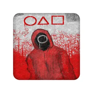 زیر لیوانی مدل Squid game کد 2175