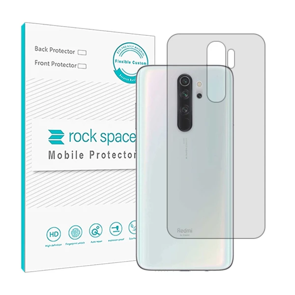 محافظ پشت گوشی شفاف راک اسپیس مدل HyGEL مناسب برای گوشی موبایل شیائومی Redmi Note 8 Pro