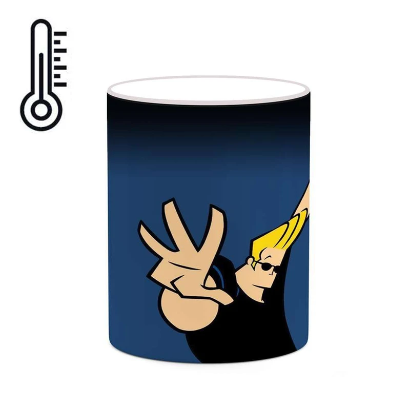 ماگ حرارتی کاکتی مدل کارتون Johnny Bravo کد mgh22684