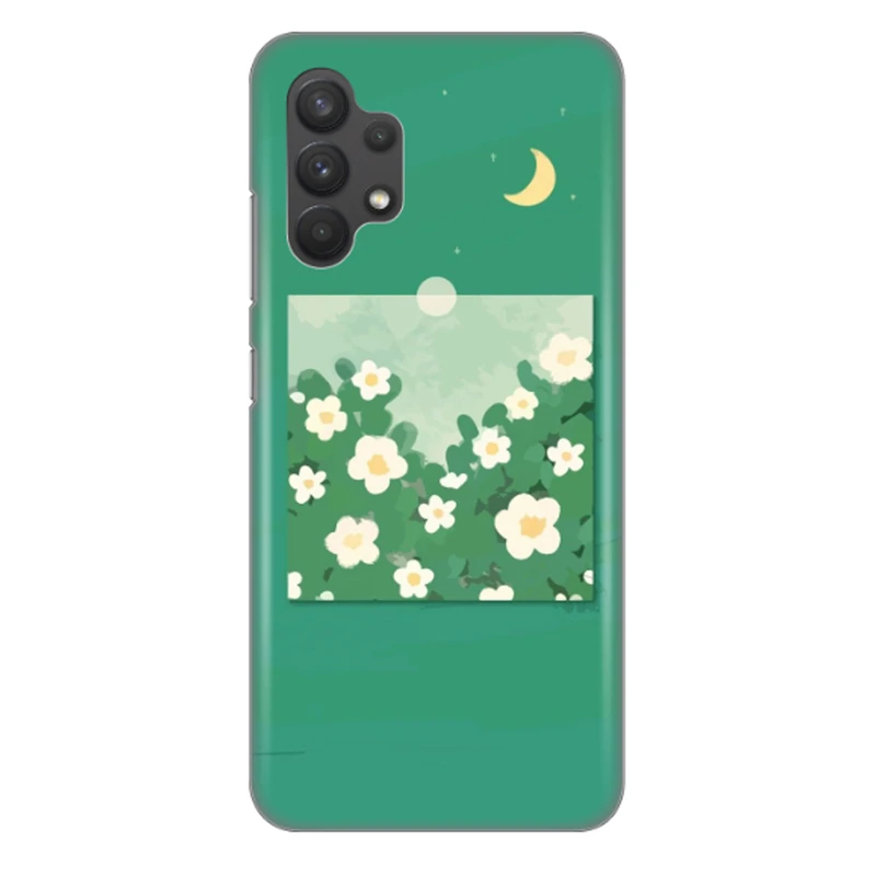 کاور طرح ماه و گل کد DIMO-028 مناسب برای گوشی موبایل سامسونگ Galaxy M32 5G / Galaxy A32 5G