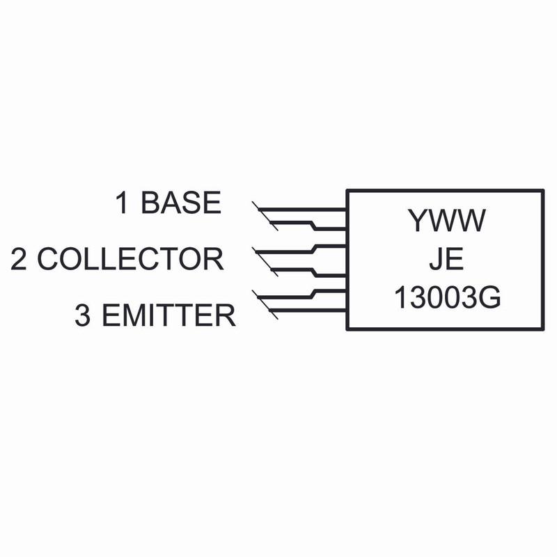 ترانزیستور مدل MJE13003 بسته 4 عددی