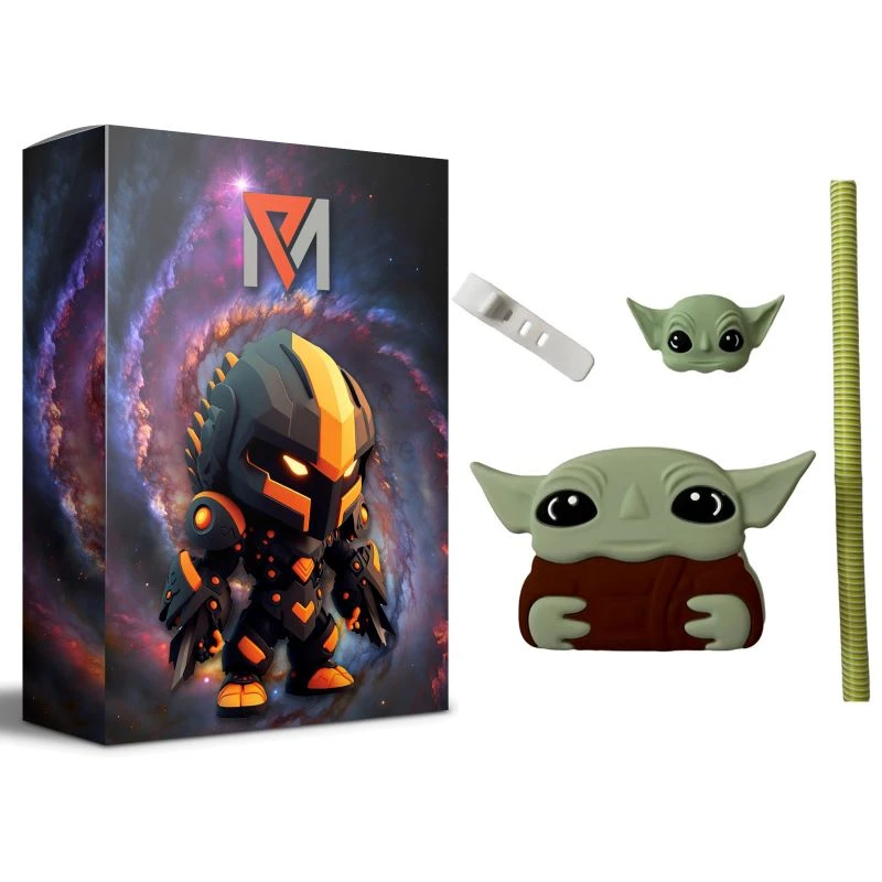 محافظ شارژر دیواری ام پی مدل بیبی یودا مجموعه 4 عددی