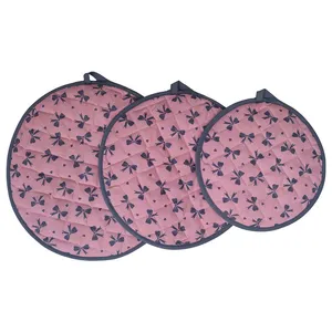 ست دمکنی 3 تکه طرح گل کد SD1