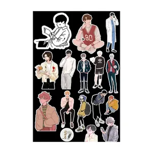 برچسب طرح کاریکاتوری پسرونه انیمه و مانهوا کد 0020