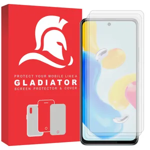 محافظ صفحه نمایش گلادیاتور مدل GLX3000 مناسب برای گوشی موبایل شیائومی Redmi Note 11s 5G بسته سه عددی