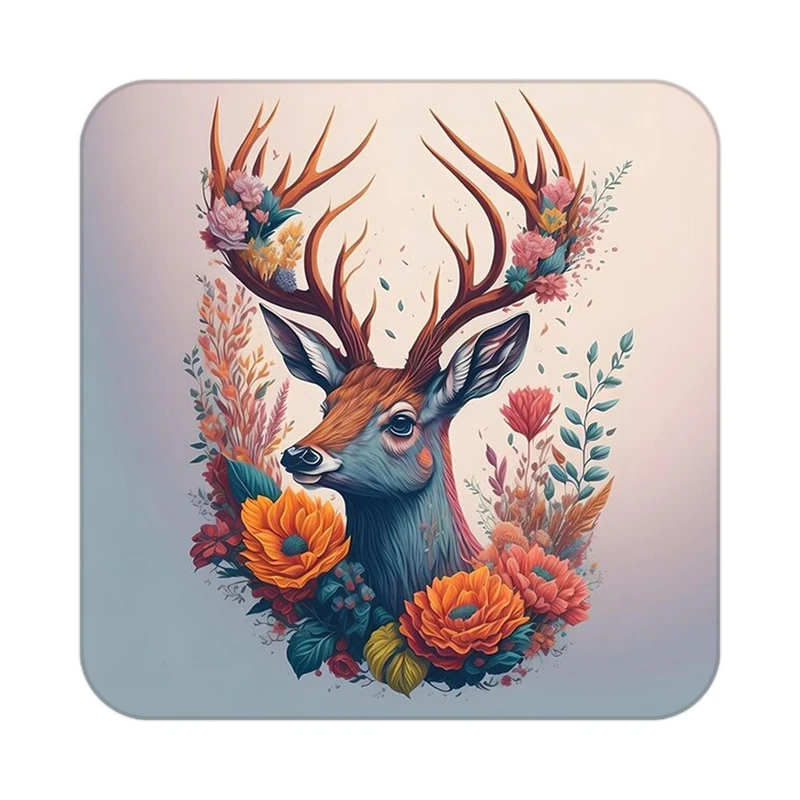 زیر لیوانی کاکتی طرح حیوانات رنگی مدل mp26986