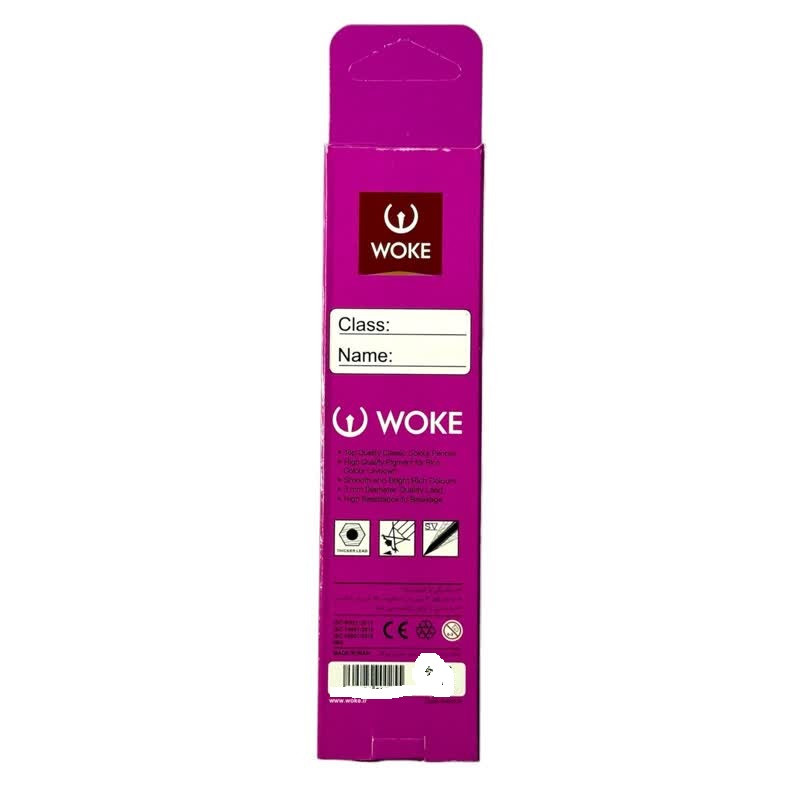 مداد رنگی 6 رنگ ووک مدل برلیانت کالر بسته 2 عددی