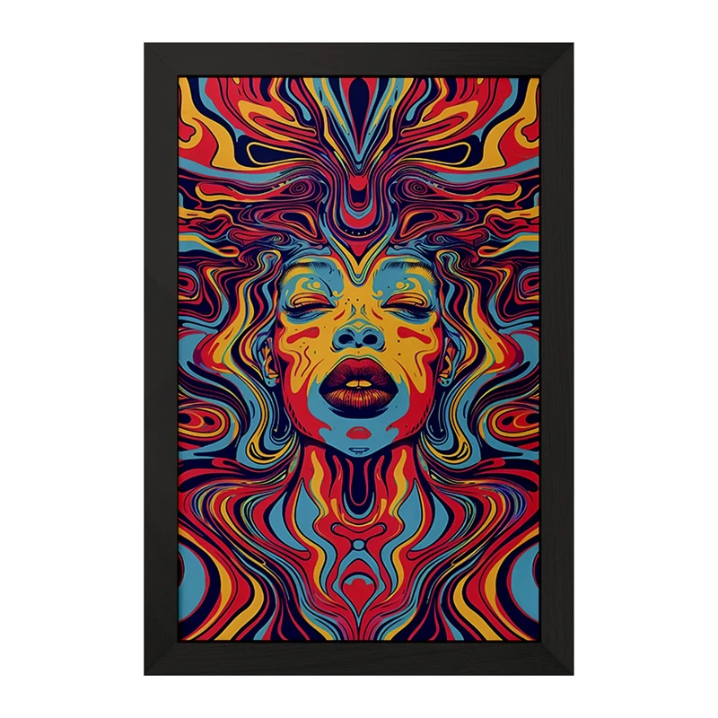 تابلو خندالو مدل انسان انتزاعی کد F4670