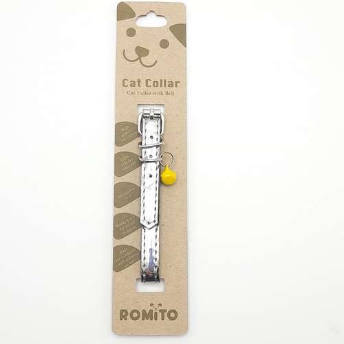 قلاده گردنی سگ و گربه روميتو طرح زنگوله دار مدل sh204