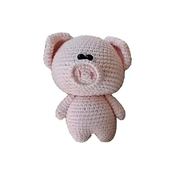 عروسک بافتنی مدل خوک کد 8