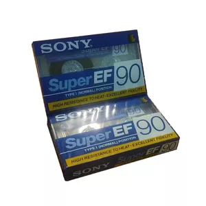 نوار کاست سونی مدل Super EF90  مجموعه دو عددی