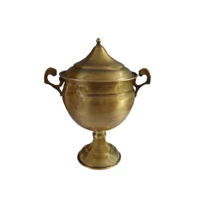 قندان برنجی مدل ساده کد 55