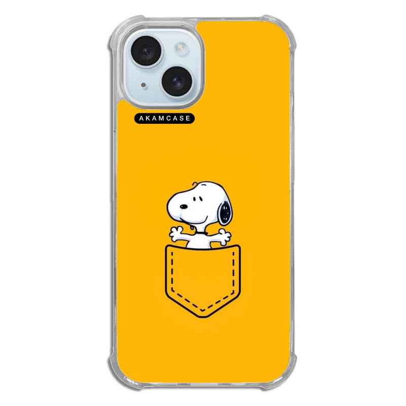 کاور آکام مدل AMCWTA15-SNOOPY12 مناسب برای گوشی موبایل اپل iPhone 15