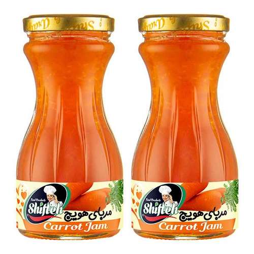 مربای هویج شیفته - 320 گرم بسته 2 عددی