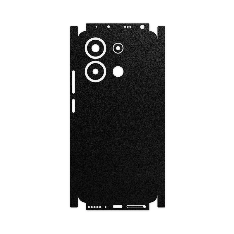 برچسب پوششی ماهوت مدل Black-Suede-FullSkin مناسب برای گوشی موبایل شیائومی Redmi Note 13 4G