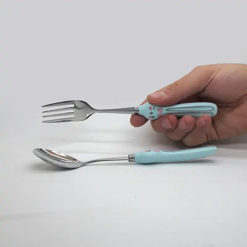 قاشق و چنگال مدل Animal طرح خرگوش