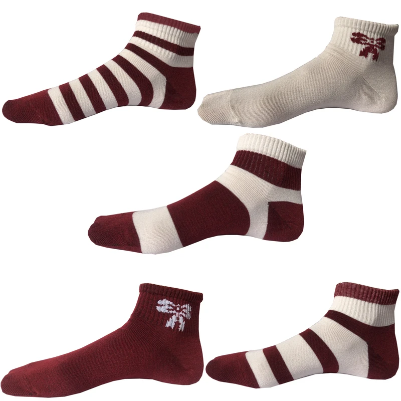 جوراب ساق کوتاه زنانه مدل azro-8 بسته 5 عددی