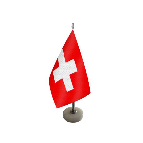 پرچم رومیزی مدل سوئیس