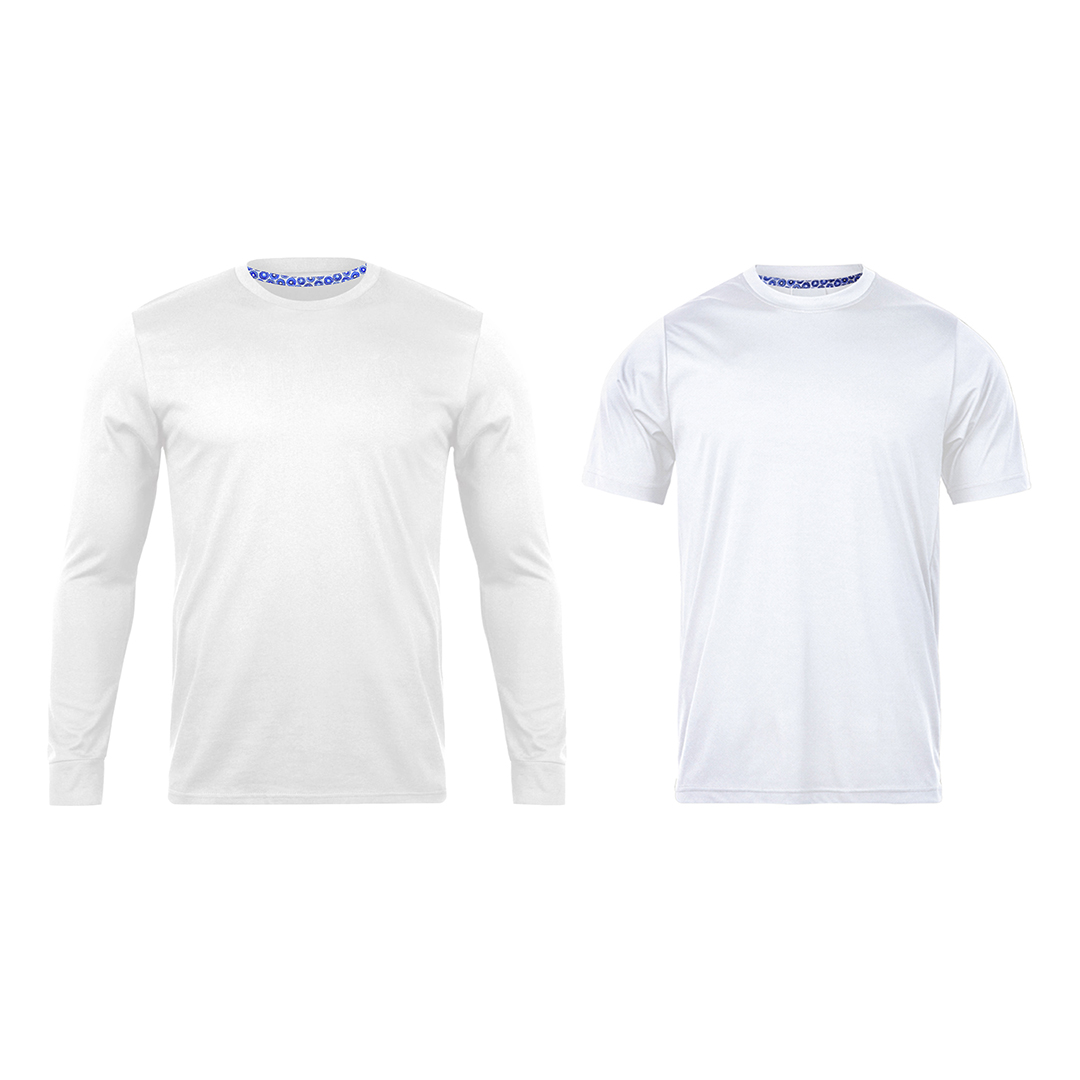 تی شرت مردانه رانژ مدل 22RA19D11M-2904-01 رنگ سفید مجموعه 2 عددی
