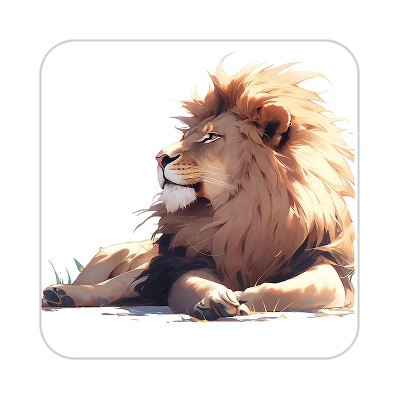 زیر لیوانی کاکتی طرح شیر مدل mp24245