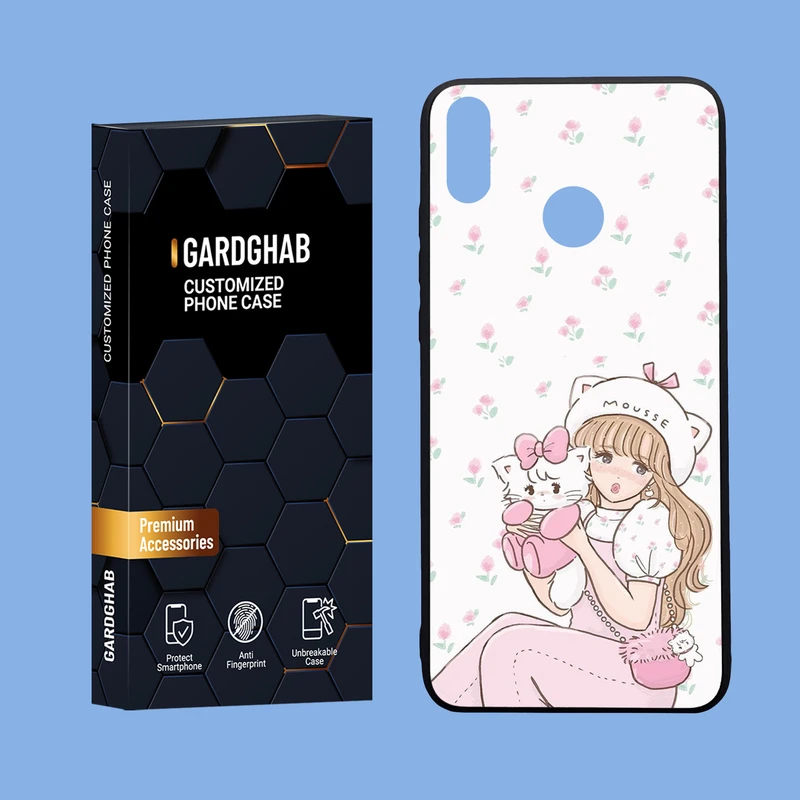 کاور گارد قاب مدل دورژله ای دخترانه مناسب برای گوشی موبایل آنر 8x