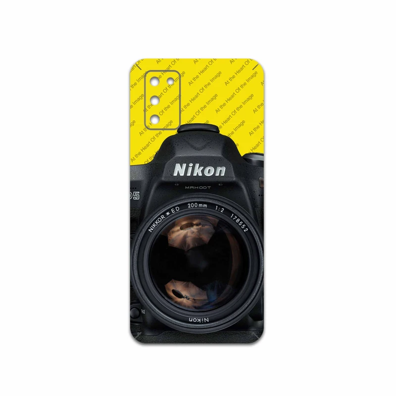 برچسب پوششی ماهوت مدل Nikon-Logo مناسب برای گوشی موبایل سامسونگ Galaxy A03S