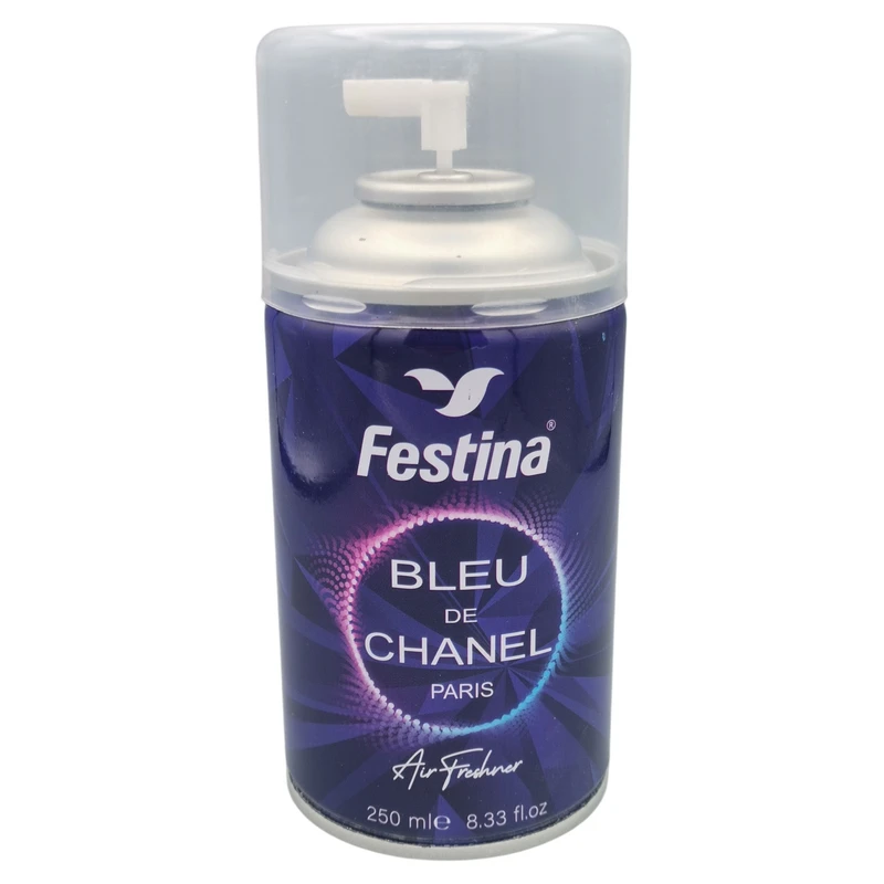 اسپری خوشبو کننده و تصفیه کننده هوا فستینا مدل Bleu De Chanel حجم 250 میلی لیتر