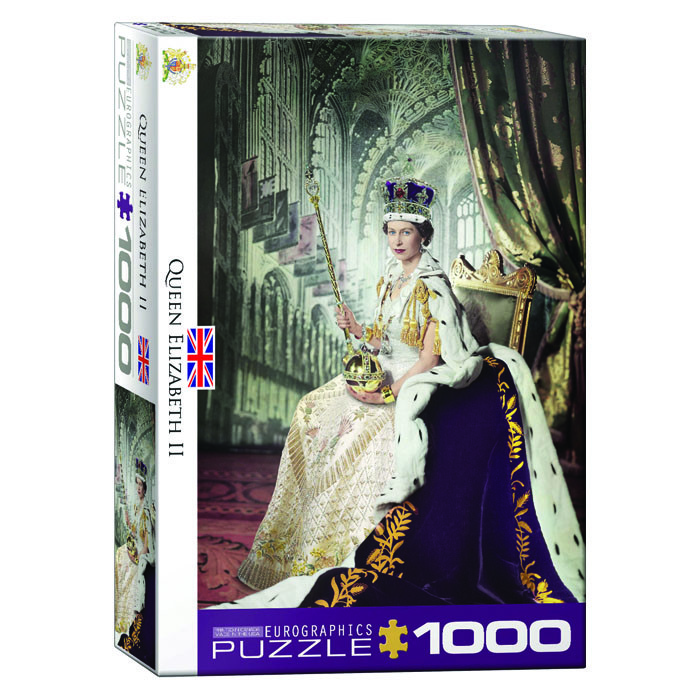 پازل 1000 تکه یوروگرافیکس پازلز مدل Queen Elizabeth II كد 0919-6000