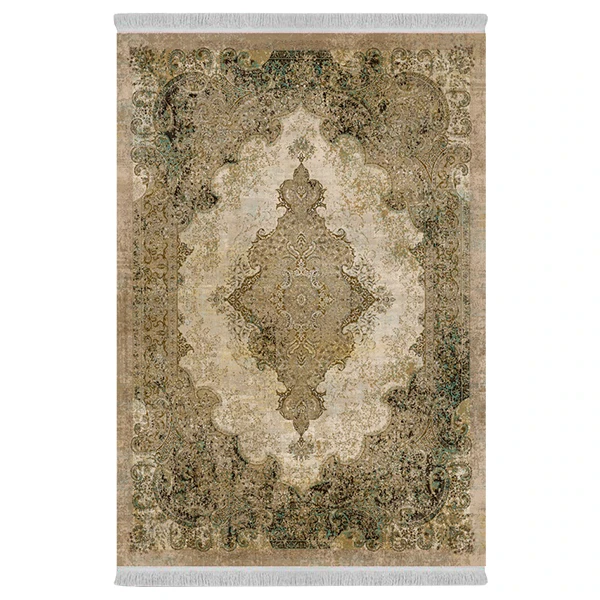 فرش پارچه‌ای دفه مدل فرشینه طرح مدرن کد 957