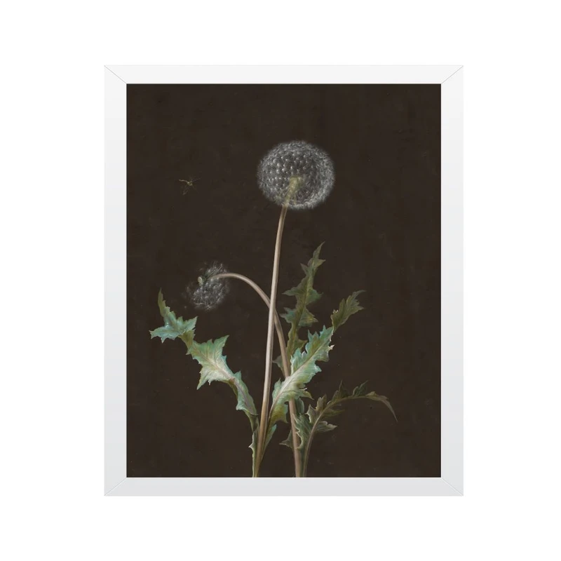 تابلو مدل گلهای وحشی سفید