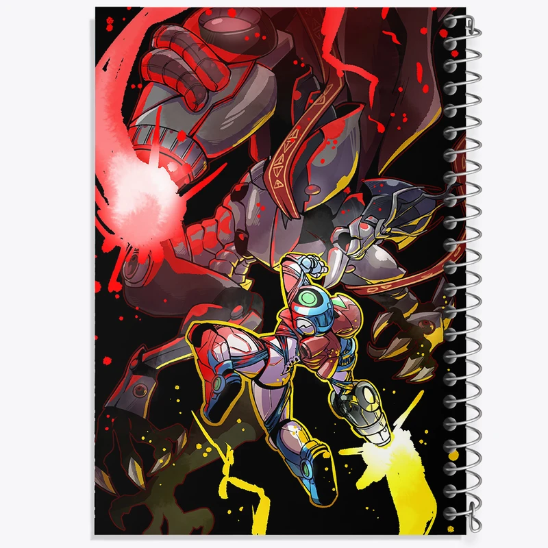 دفتر شطرنجی 50 برگ خندالو مدل بازی متروید (Metroid) کد 35661