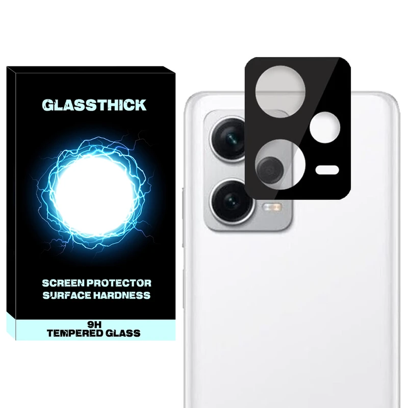محافظ لنز دوربین گلستیک مدل 3D-GL مناسب برای گوشی موبایل شیائومی Redmi Note 12 Pro Plus 5G