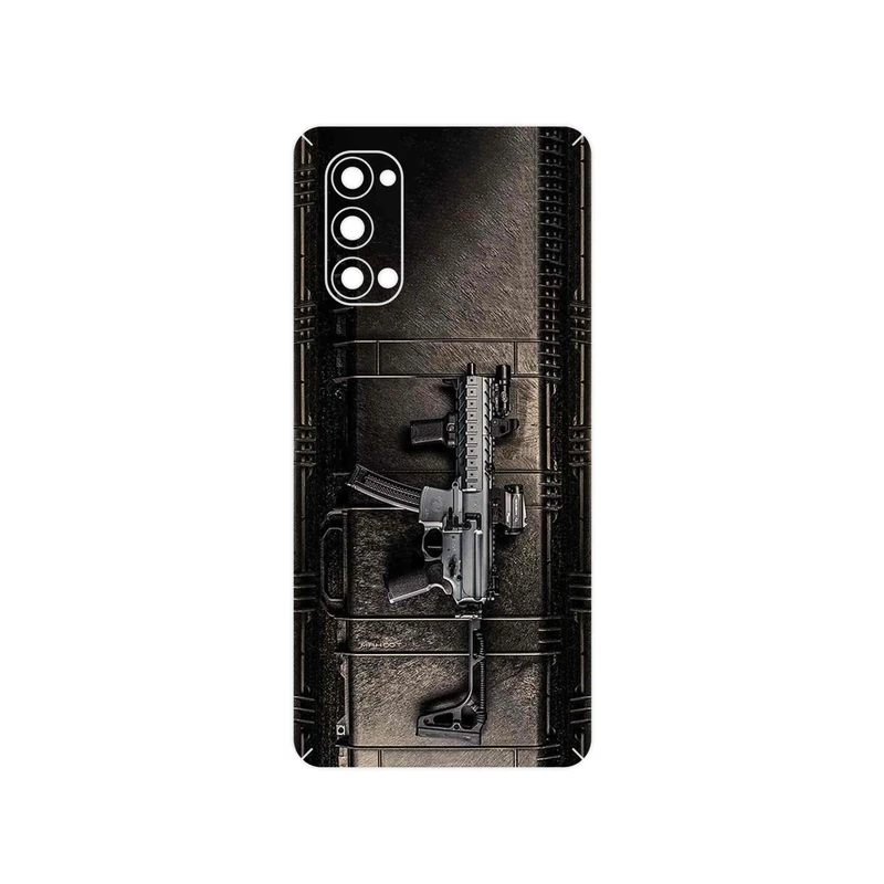 برچسب پوششی ماهوت مدل GUN مناسب برای گوشی موبایل اپو Reno4 Pro 5G