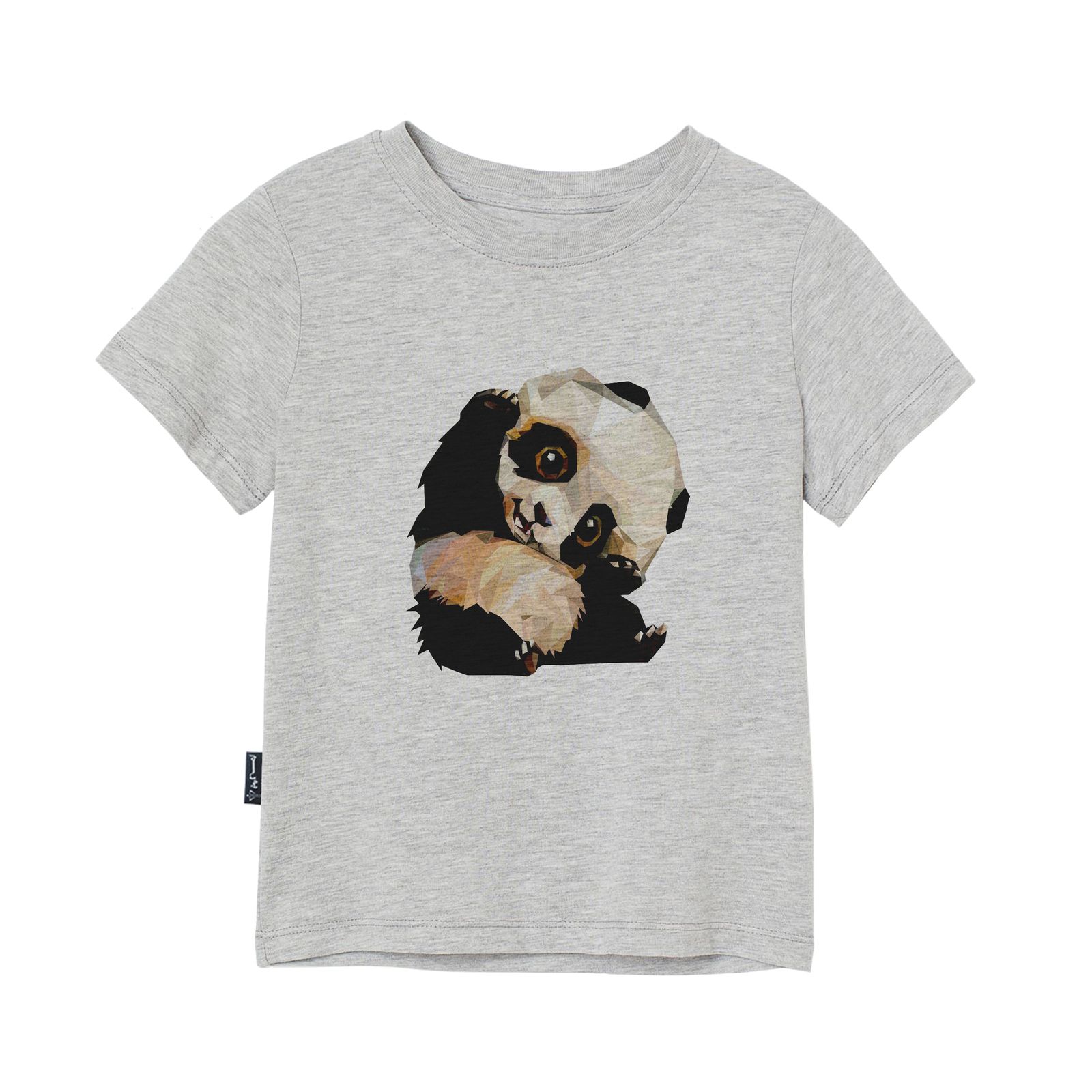 تی شرت آستین کوتاه دخترانه به رسم مدل پاندا کد 110024 -  - 1
