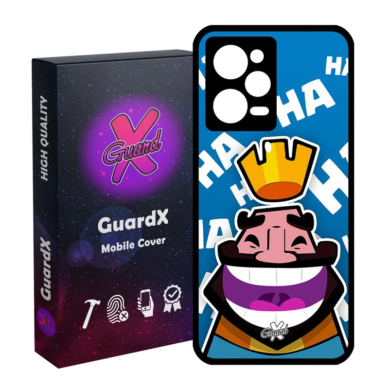 کاور گارد ایکس طرح Clash Royale مدل Glass10036 مناسب برای گوشی موبایل شیائومی Redmi Note 12 Pro 5G/Poco X5 Pro 5G/Note 12 Pro Pro speed