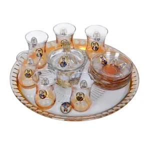 سرویس چای خوری 14 پارچه طرح شاه عباسی