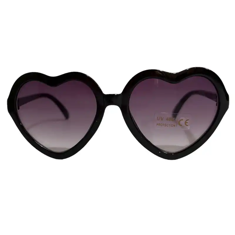 عینک آفتابی بچگانه مدل فانتزی قلبی کد H BL K 41
