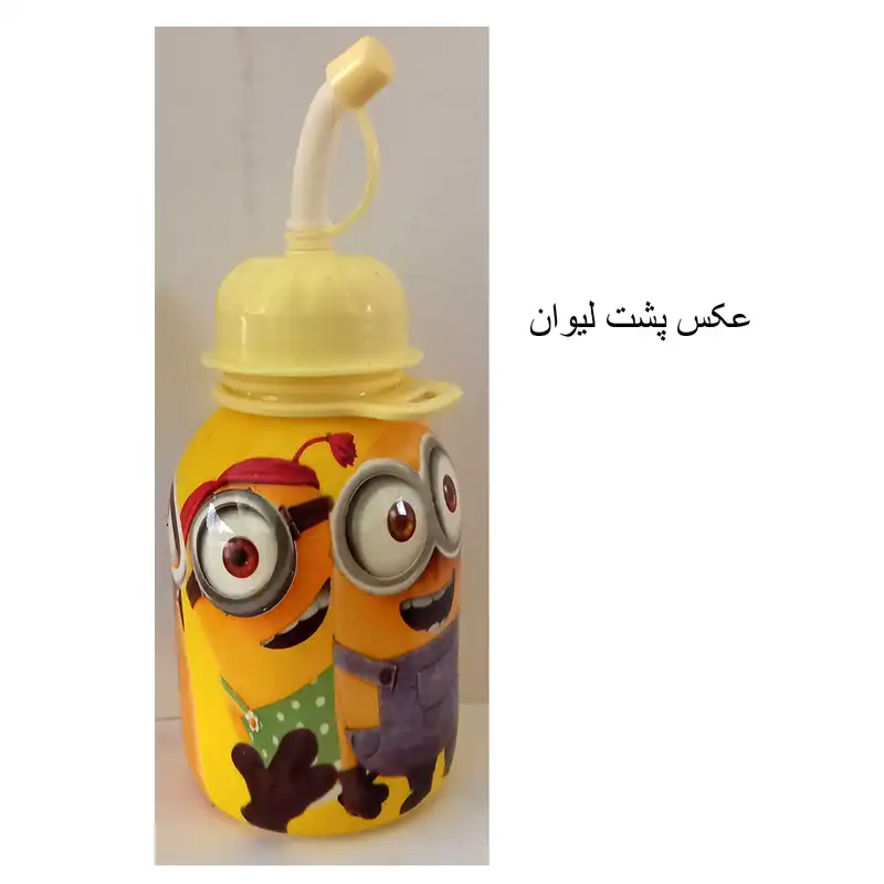 لیوان نی دار کودک مدل مینیون کد 401