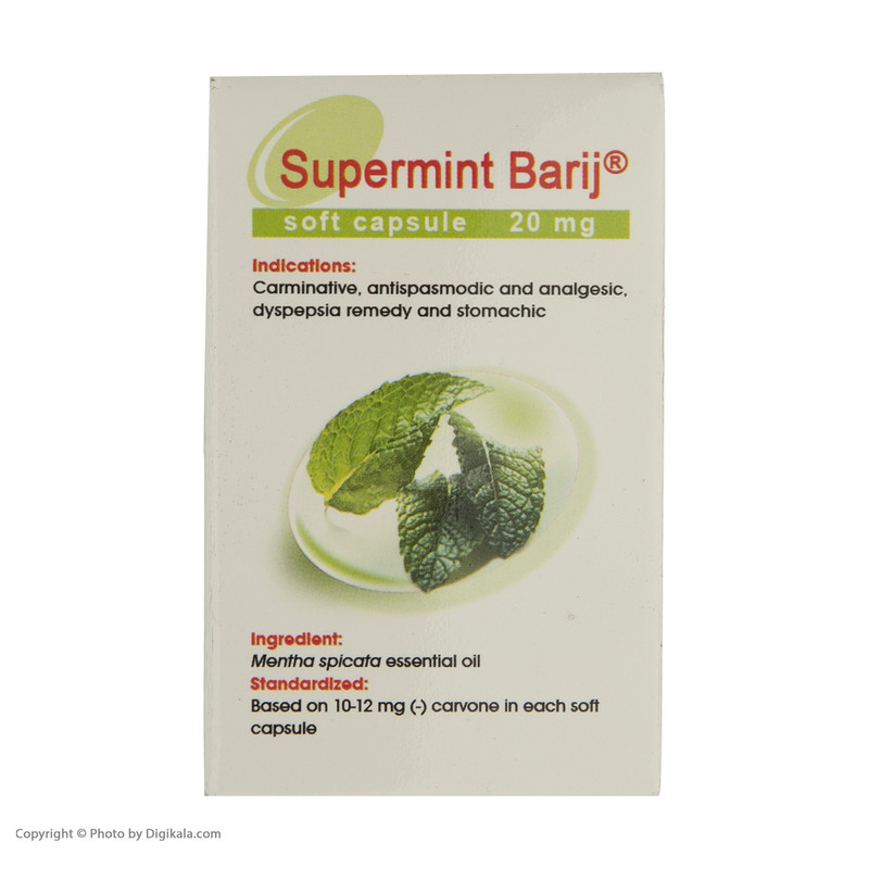 کپسول سوپرمینت باریج اسانس بسته 30 عددی