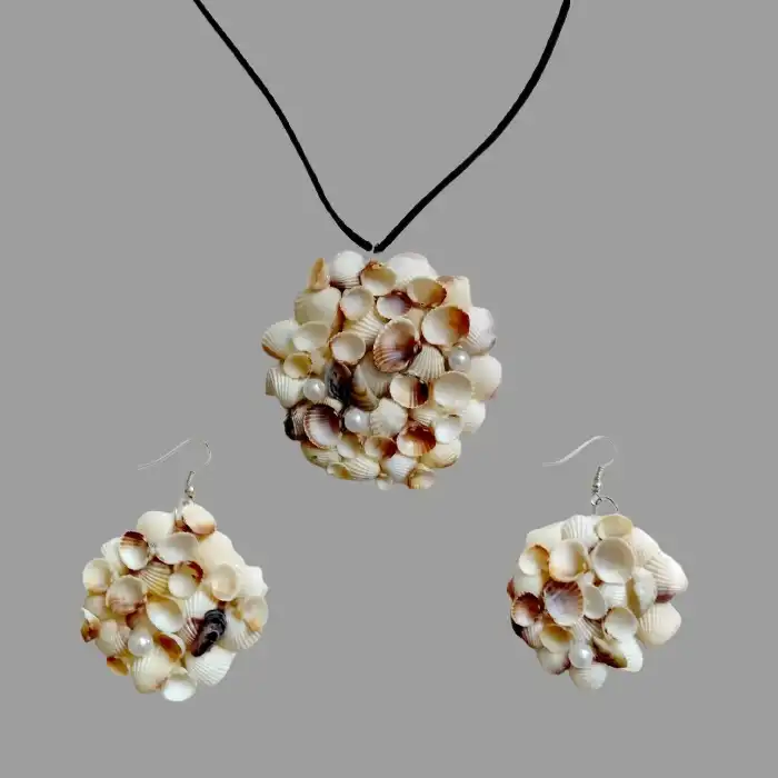 نیم ست زنانه مدل صدفی