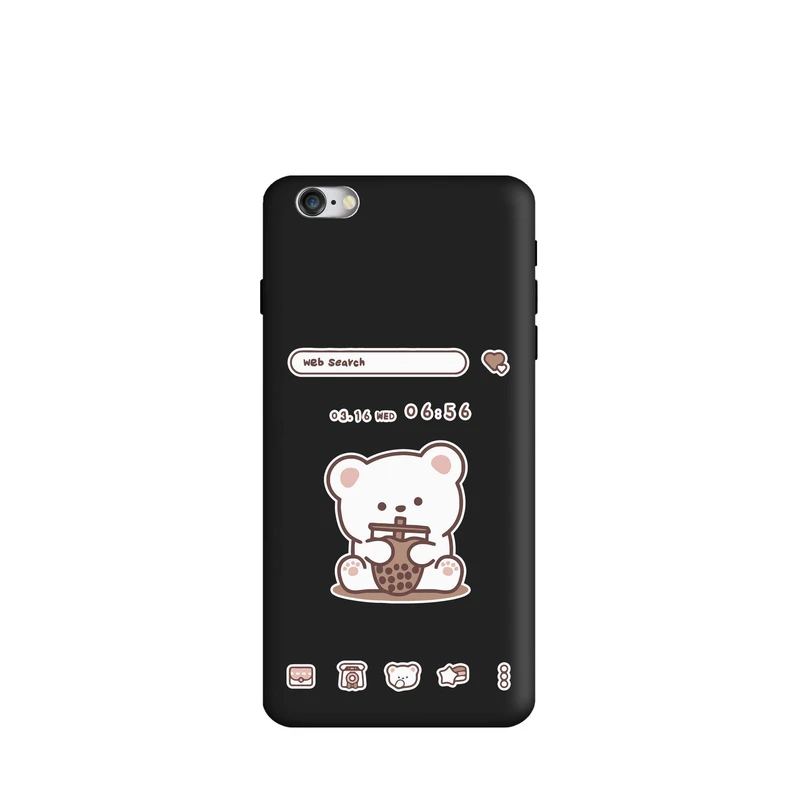 کاور طرح خرس اسموتی کد m4086 مناسب برای گوشی موبایل اپل iphone 6 / 6s