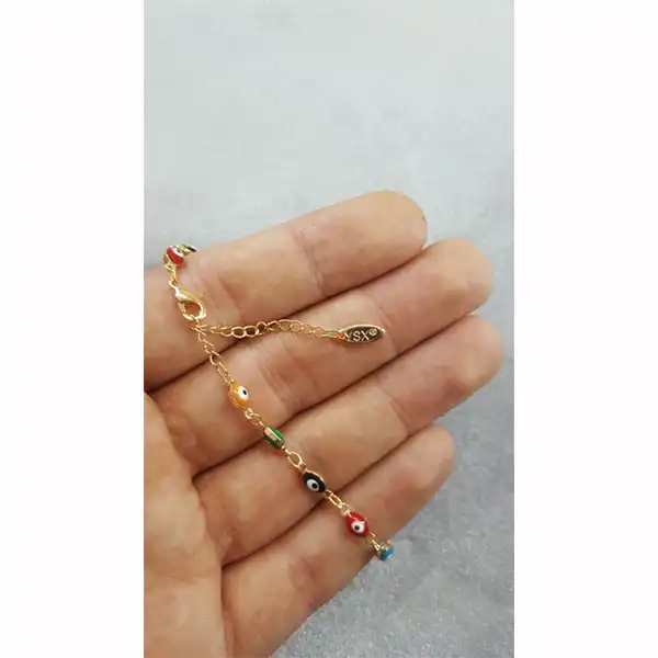 پابند زنانه وای اس ایکس مدل طرح چشم نظر کد 33487