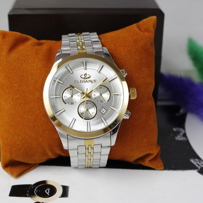 ساعت مچی عقربه‌ای مردانه کوارتز کرونوگراف الگنگس مدل  CMS77956