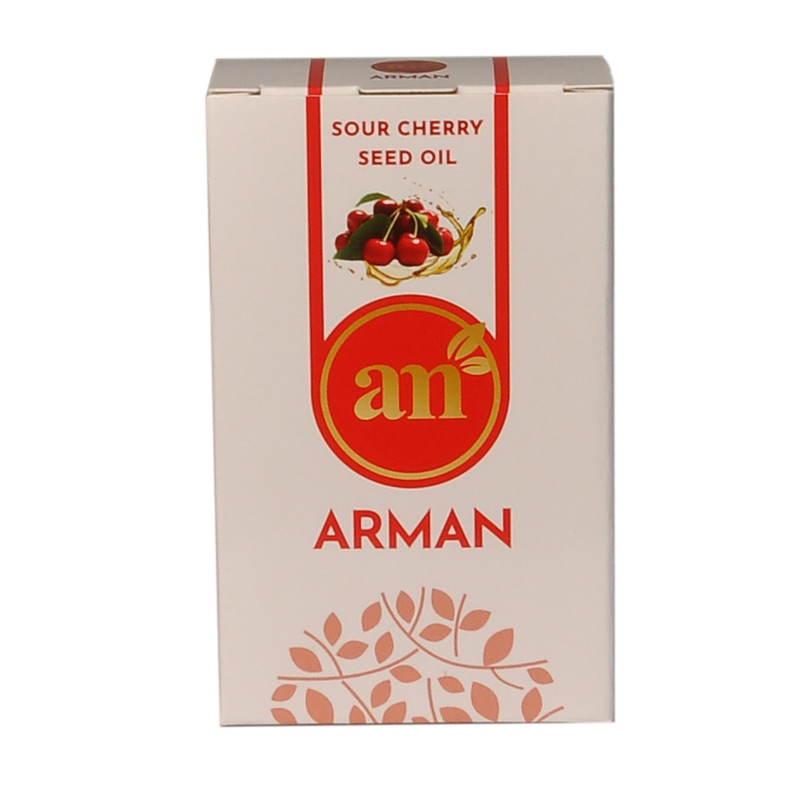 روغن بدن آرمان مدل هسته آلبالو حجم 30 میلی لیتر