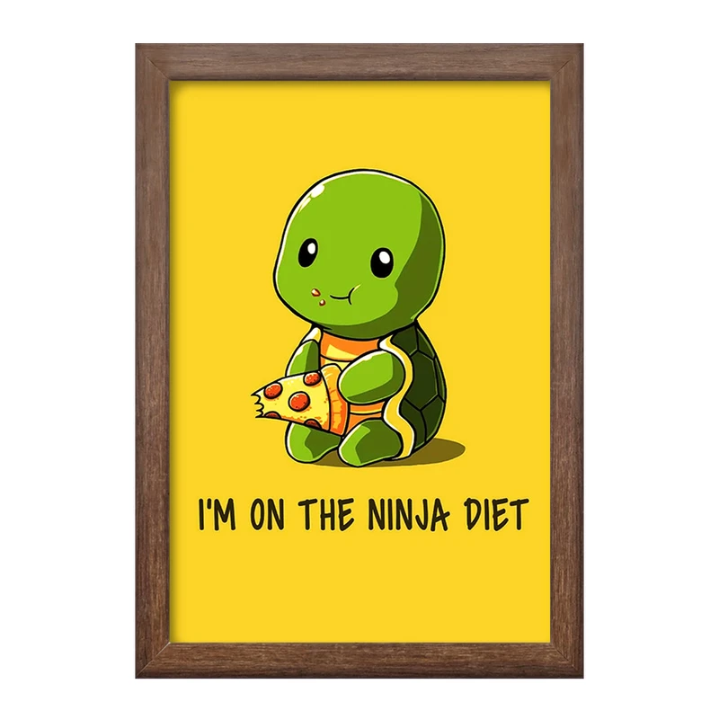 تابلو خندالو طرح لاکپشت های نینجا  کد 13212