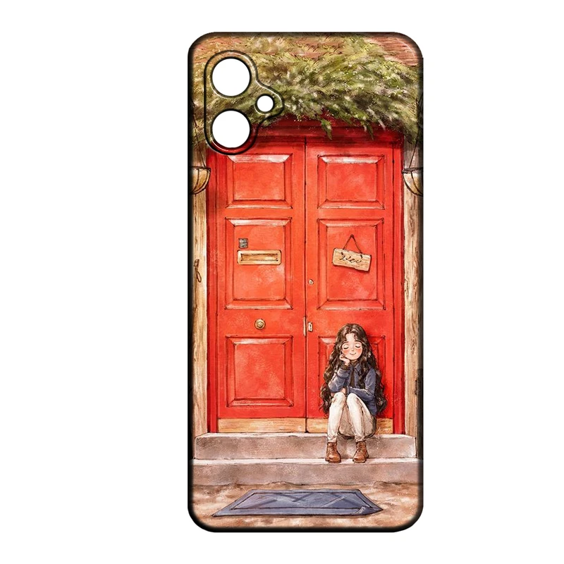 کاور طرح دخترانه کد 1 مناسب برای گوشی موبایل سامسونگ Galaxy A05