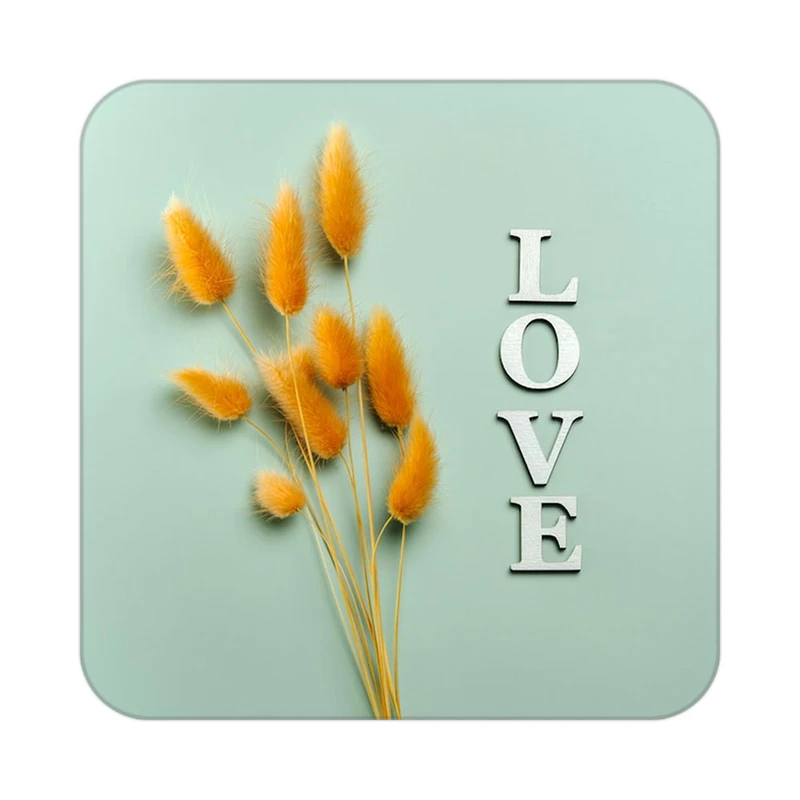 زیر لیوانی کاکتی طرح عاشقانه مدل mp37003